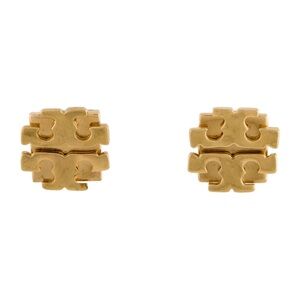 Tory Burch Stud Earrings Gold Tone